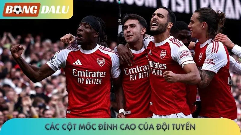 Arsenal - Khởi đầu mùa giải như mơ, Pháo thủ đã sẵn sàng? 3 Các cột mốc đỉnh cao của đội tuyển