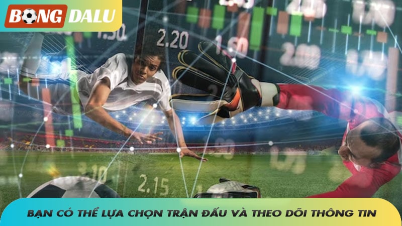 Trên trang chủ tỷ lệ kèo Bongdalu bạn có thể lựa chọn trận đấu và theo dõi thông tin